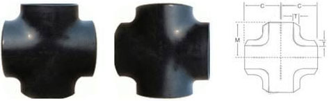 carbon steel straight cross Dimensions