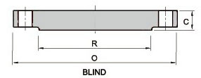 ANSI B16.47 600lb Blind Flange